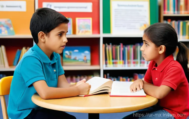 비폭력 커뮤니케이션의 교육적 활용 - **Prompt: Understanding Emotions in Young Children**
    A bright, clean kindergarten classroom fill...