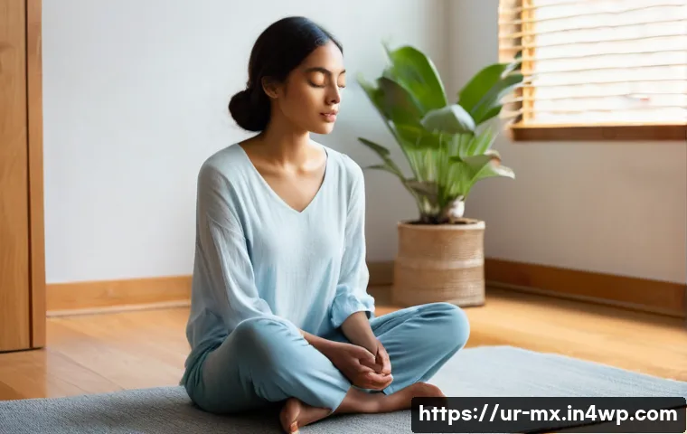 비폭력 커뮤니케이션을 통한 감정 이해하기 - **Prompt 1: Serene Self-Reflection and Emotional Awareness**
"A young woman, appearing to be in ...