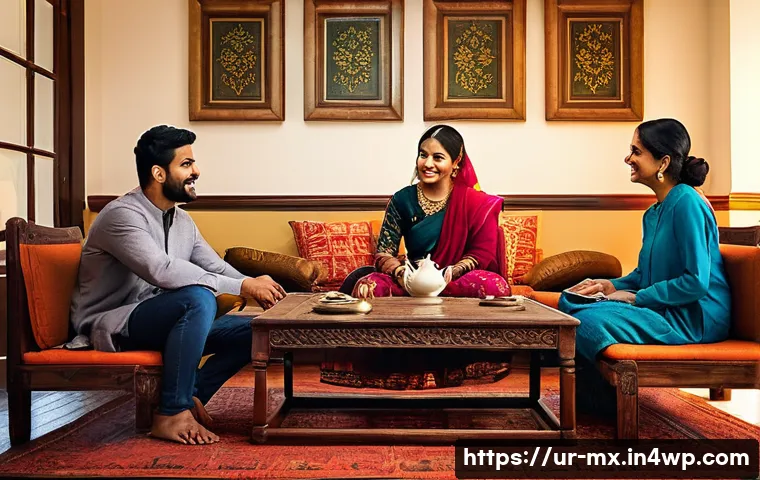 비폭력 커뮤니케이션을 통한 사회적 변화 - A warm and inviting scene showing a diverse group of adults engaged in a heartfelt conversation in a...
